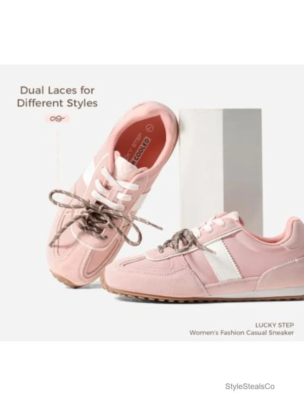 Retro Throwback Sneakers Suede Nylon Slip-Resistant Lace-Up Walking Shoes